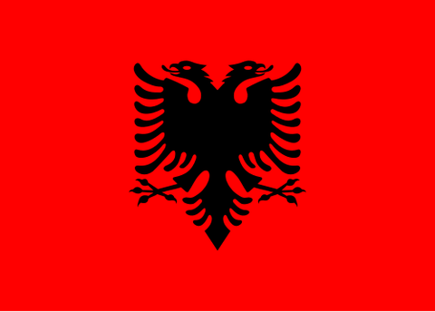 Drapeau : Albanie
