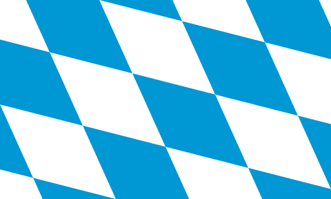 Drapeau : Bavière (Allemagne)