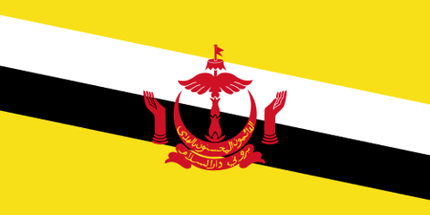 Flag: Brunei