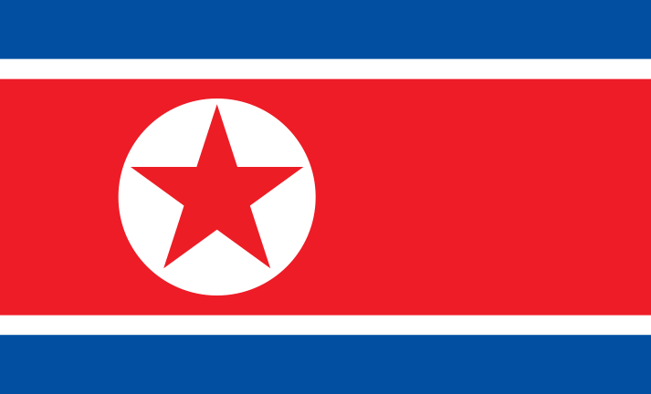 Drapeau : Corée du Nord