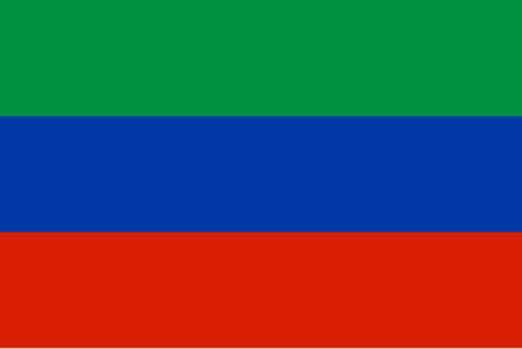 Drapeau : Daghestan (Russie)