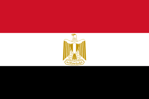 Drapeau : Egypte