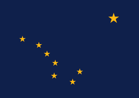 Drapeau : Alaska (États-Unis)