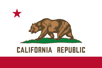 Drapeau : Californie (États-Unis)