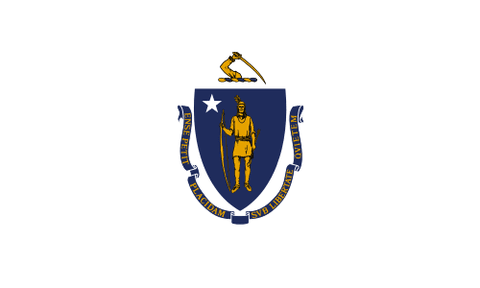 Drapeau : Massachusetts (États-Unis)