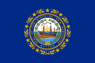 Drapeau : New Hampshire (États-Unis)
