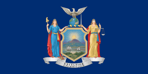 Drapeau : New York (États-Unis)