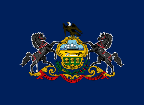 Drapeau : Pennsylvanie (États-Unis)