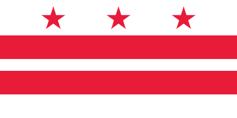 Drapeau : Washington, DC (États-Unis)