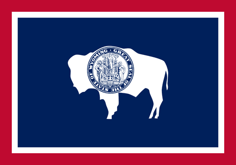 Drapeau : Wyoming (États-Unis)