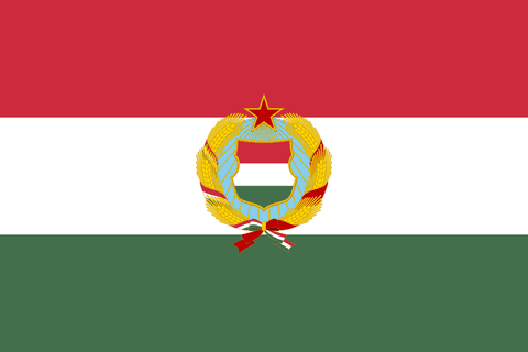 Drapeau : La Hongrie de Kádár