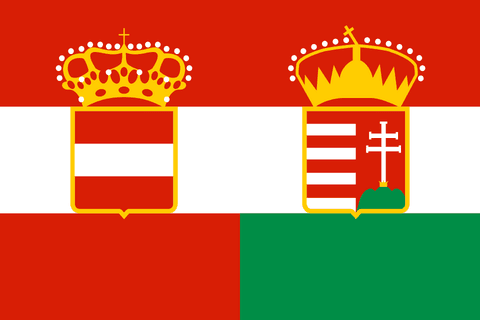 Drapeau : Empire austro-hongrois