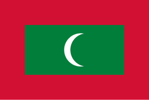 Drapeau : Maldives