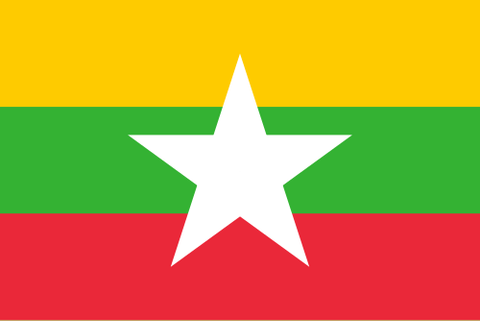 Drapeau : Birmanie