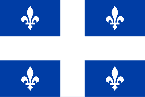 Drapeau : Québec (Canada)