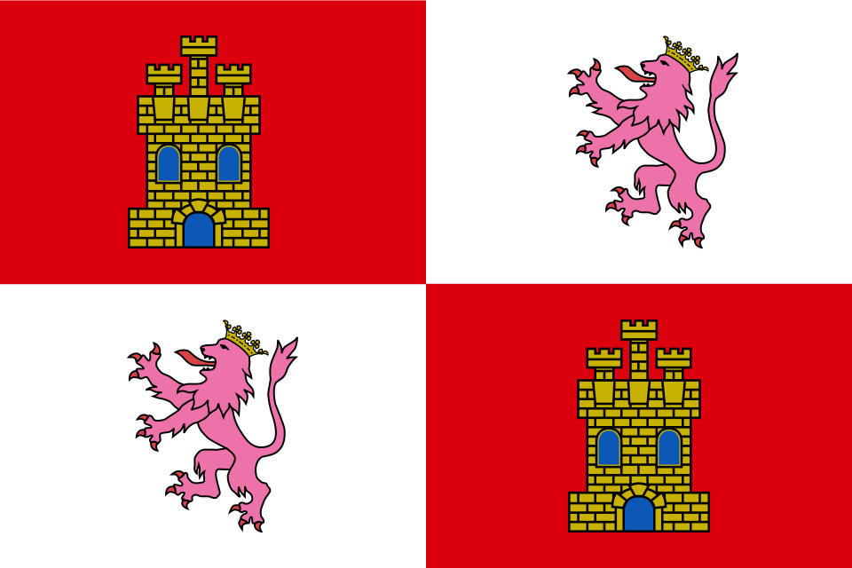 Drapeau : Royaume de Castille