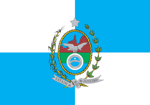 Drapeau : Rio de Janeiro (Brésil)