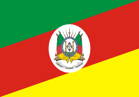 Drapeau : Rio Grande do Sul (Brésil)