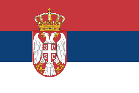 Drapeau : Serbie