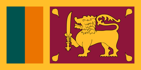 Drapeau : Sri Lanka
