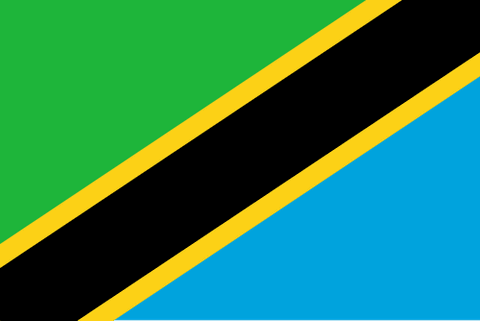 Drapeau : Tanzanie