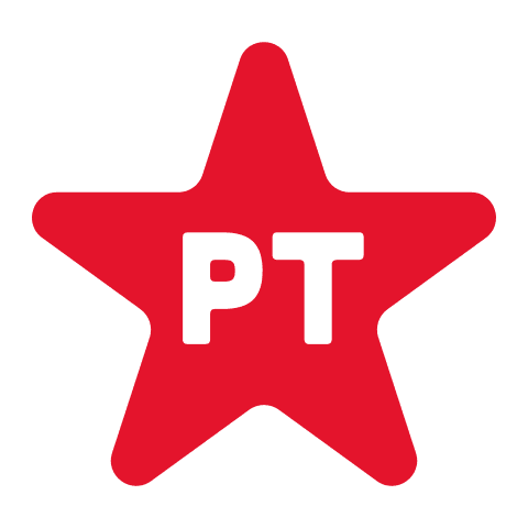 Symbole de Parti des Travailleurs (PT)