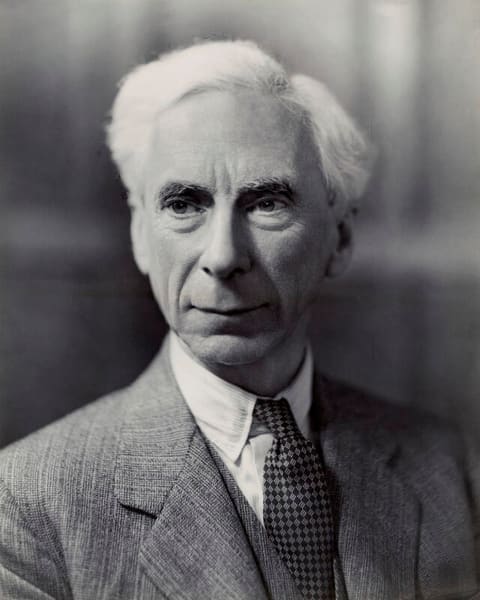 Retrato de Bertrand Russell