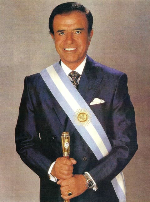 Portrait de Carlos Menem