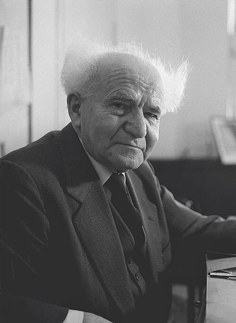 Portrait de David Ben-Gurion