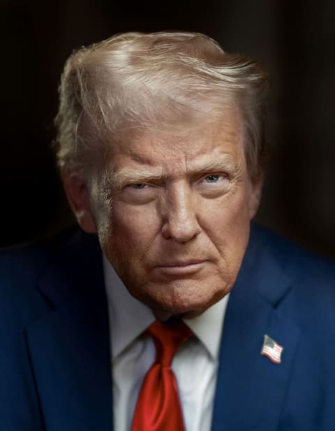 Portrait de Donald Trump