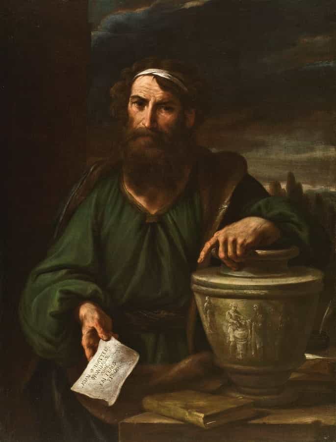 Portrait de Epicurus
