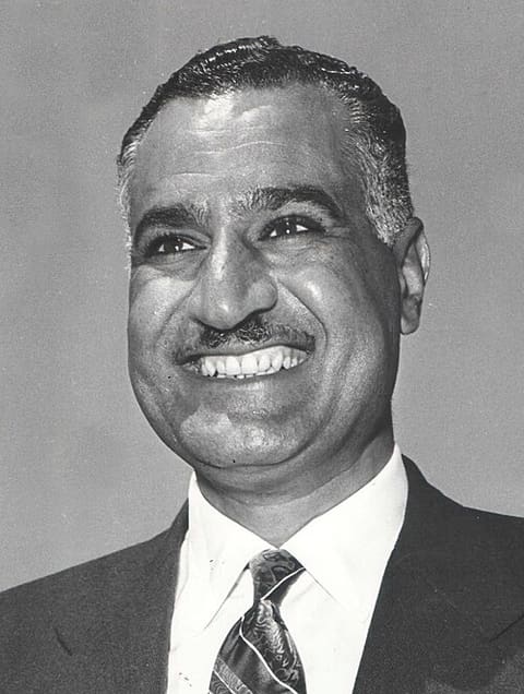 Portrait de Gamal Abdel Nasser