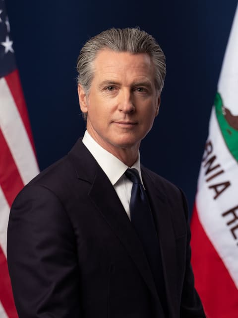 Portrait de Gavin Newsom