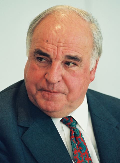 Portrait de Helmut Kohl