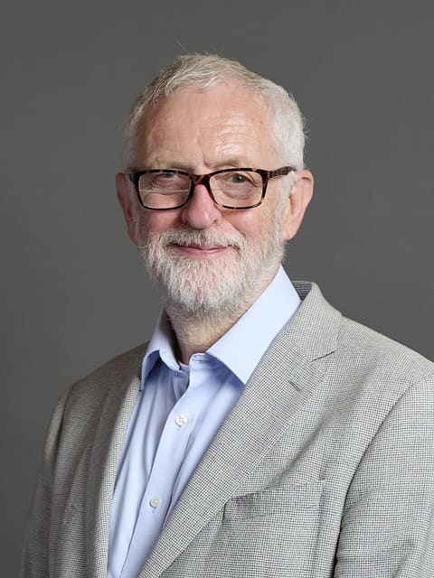 Portrait de Jeremy Corbyn