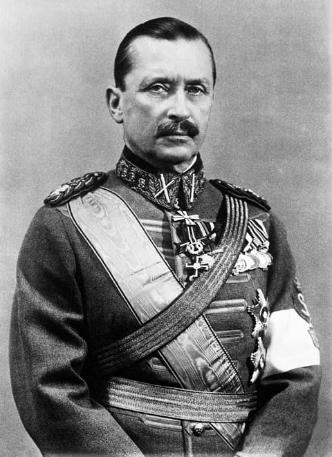 Portrait de Carl Gustaf Emil Mannerheim