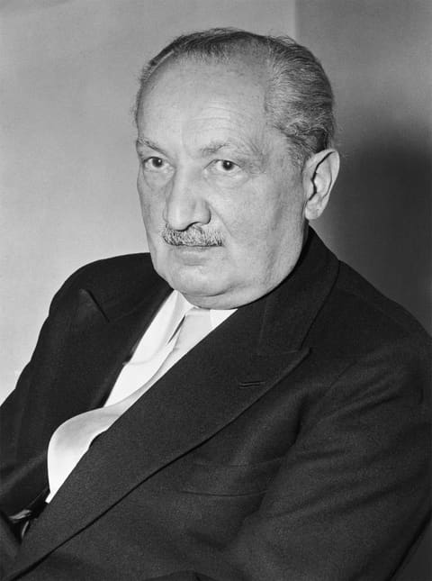 Portrait de Martin Heidegger