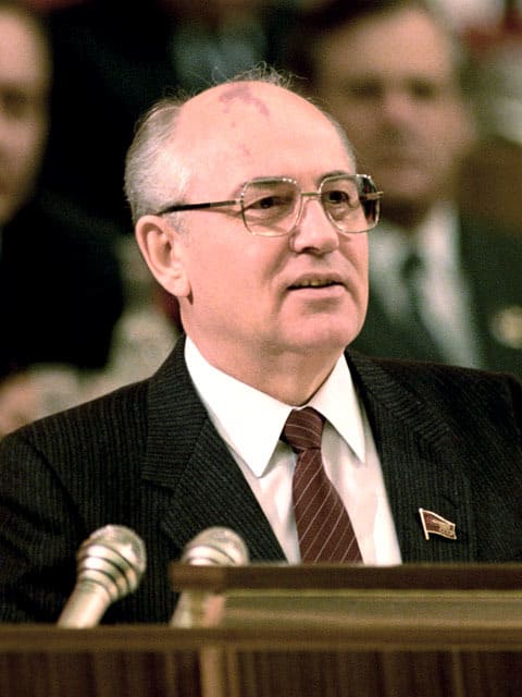 Portrait de Mikhail Gorbachev