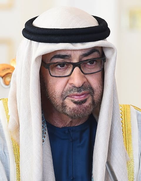 Portrait de Mohamed bin Zayed Al Nahyan