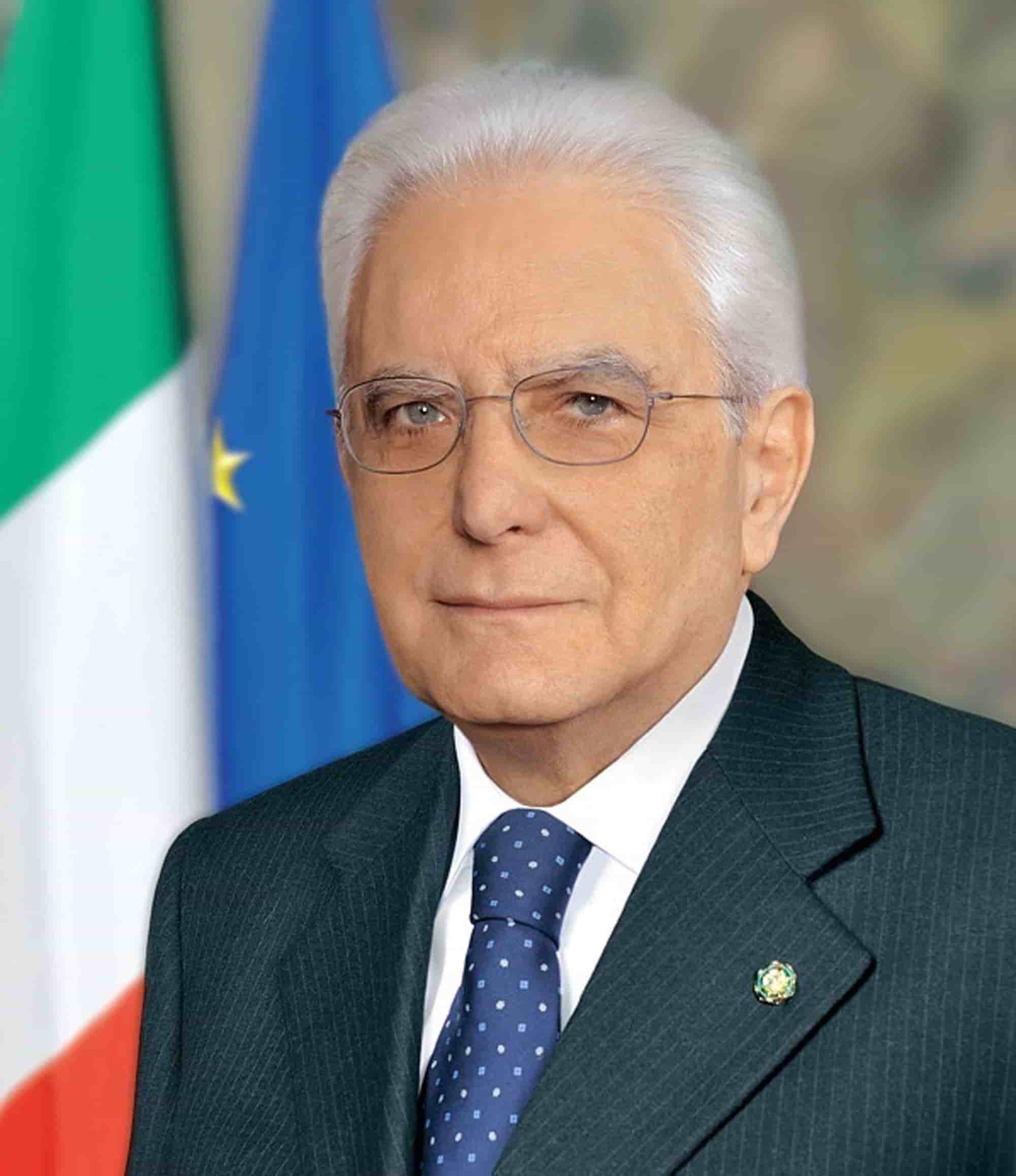 Portrait de Sergio Mattarella