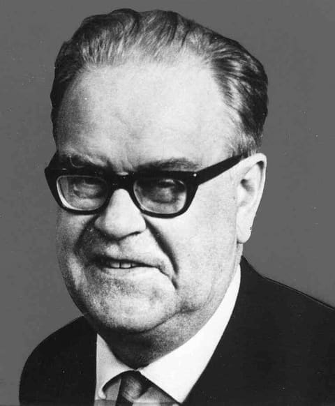 Portrait de Tage Erlander