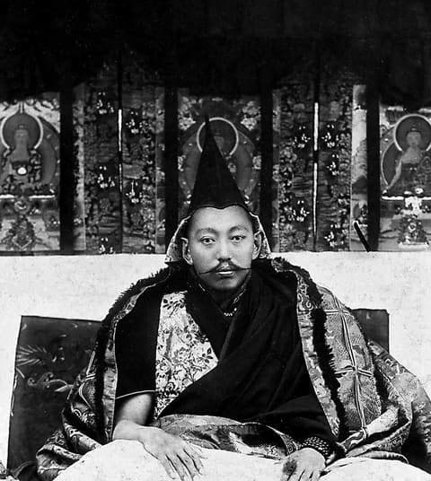 Portrait de 13th Dalai Lama (Thubten Gyatso)
