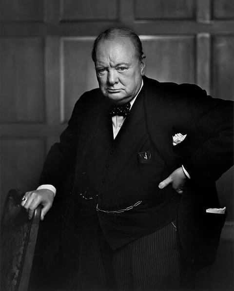 Portrait de Winston Churchill