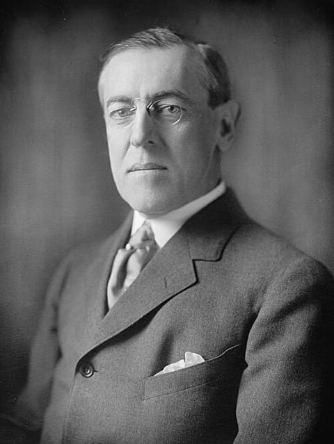 Portrait de Woodrow Wilson